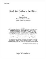 Shall We Gather at the River Concert Band sheet music cover